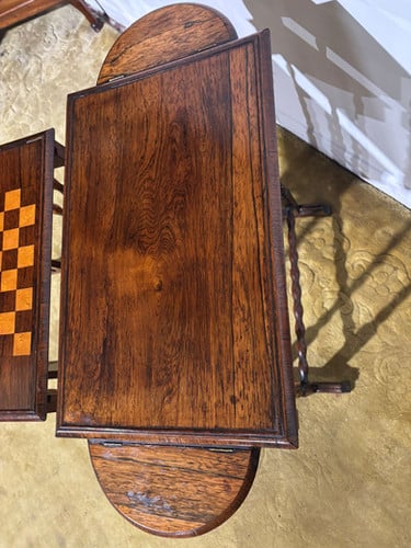 Regency Rosewood Nest of Three Tables