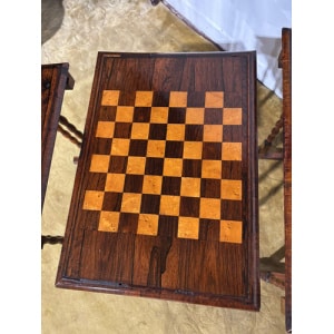 Regency Rosewood Nest of Three Tables