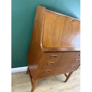 Retro Vintage Mid Century Danish 🇩🇰 Teak Bureau Desk-Courier