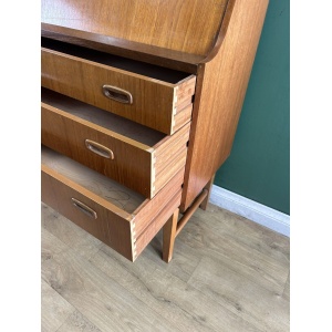 Retro Vintage Mid Century Danish 🇩🇰 Teak Bureau Desk-Courier