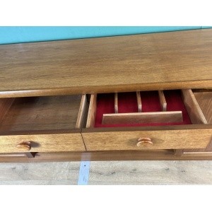Retro Vintage Mid Century Teak Sideboard By Nathan Furniture-Courier