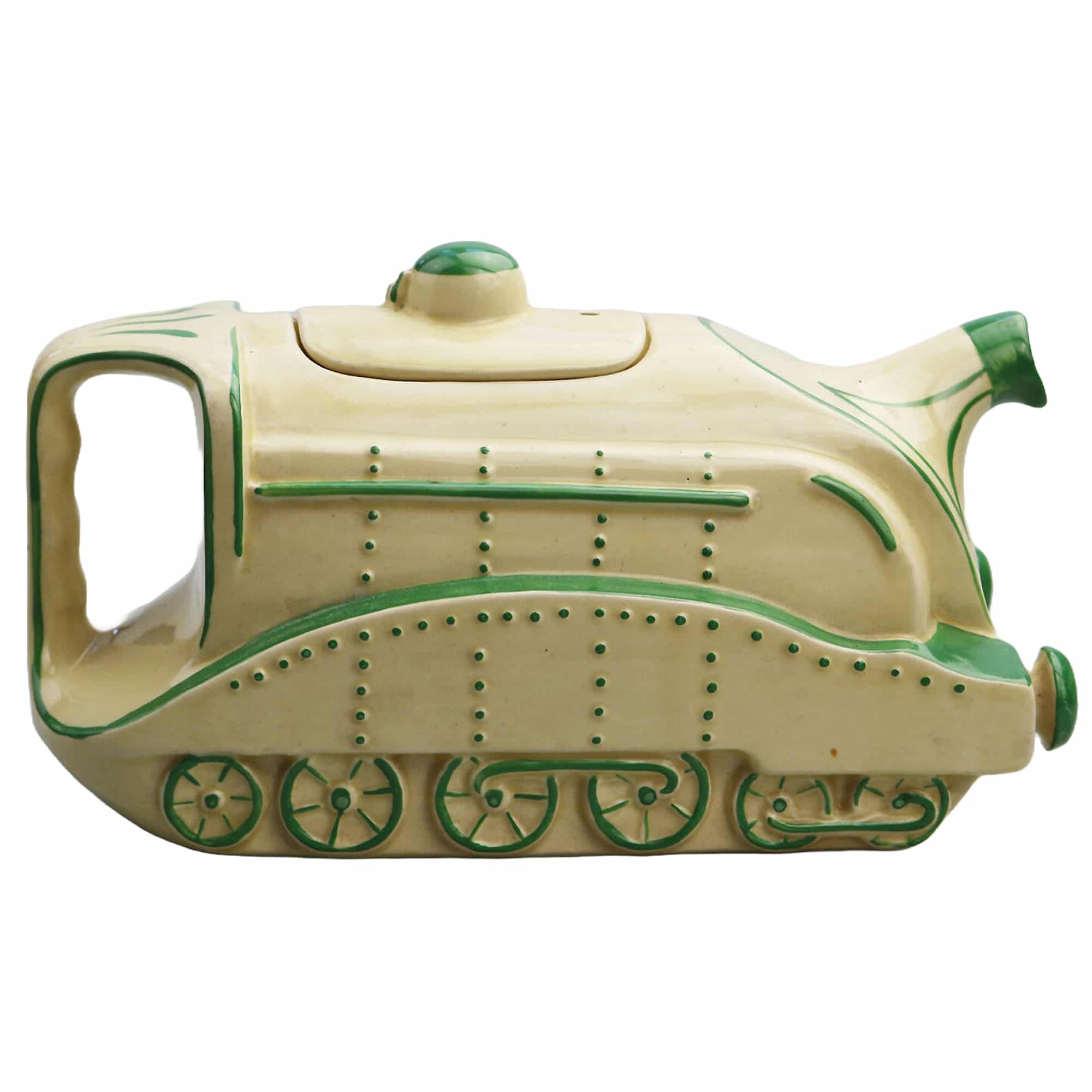 An extremely rare Art Deco Mallard Train pottery Sadler railwayana Teapot C.1930's