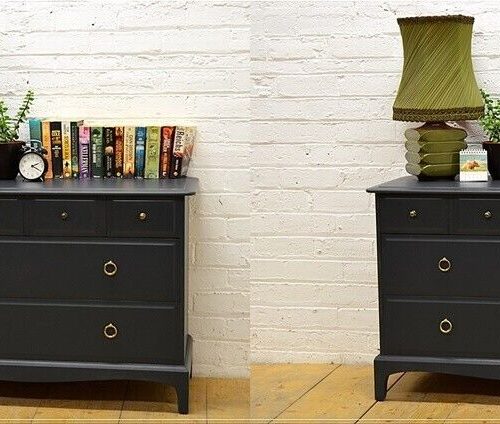 Stag chest of drawers set of 2 Minstrel Custom painted to any colour DELIVERY