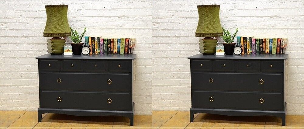 Stag chest of drawers set of 2 Minstrel Custom painted to any colour DELIVERY