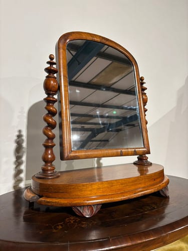 Victorian Walnut Dressing table Mirror