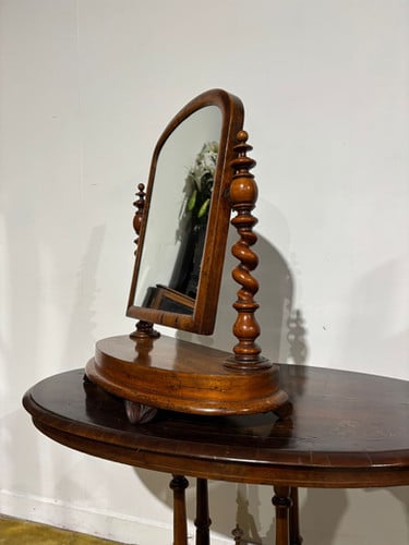 Victorian Walnut Dressing table Mirror