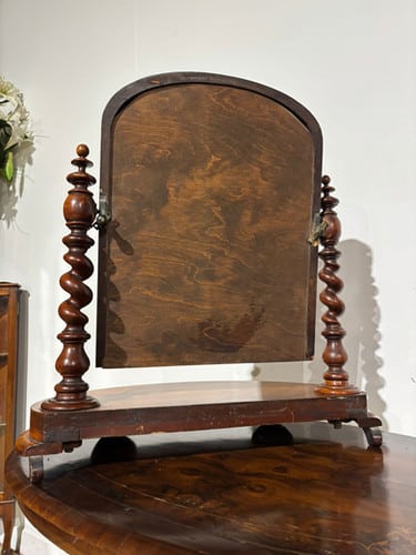 Victorian Walnut Dressing table Mirror