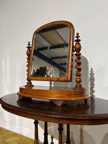 Victorian Walnut Dressing table Mirror