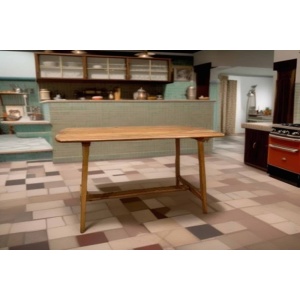 Vintage plank top dining table Model CC 41 by Lucian Ercolani for Ercol