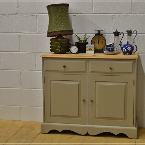 vintage sideboard pine kitchen dresser farmhouse rustic F&B Old White DELIVERY