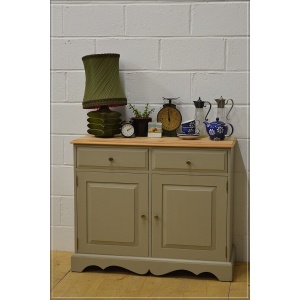 vintage sideboard pine kitchen dresser farmhouse rustic F&B Old White DELIVERY