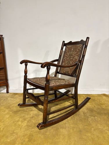 Vintage Wooden Rocking Chair