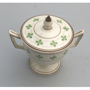 A rare antique Alfred Powell Wedgwood Creamware English pottery Loving Cup C.1905