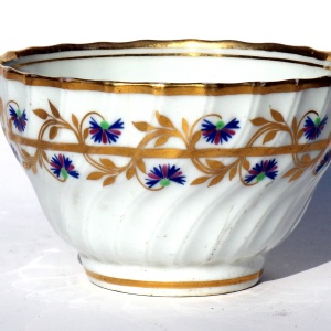 Antique Georgian English Chamberlains Worcester porcelain Tea Bowl No.300 C.18thC