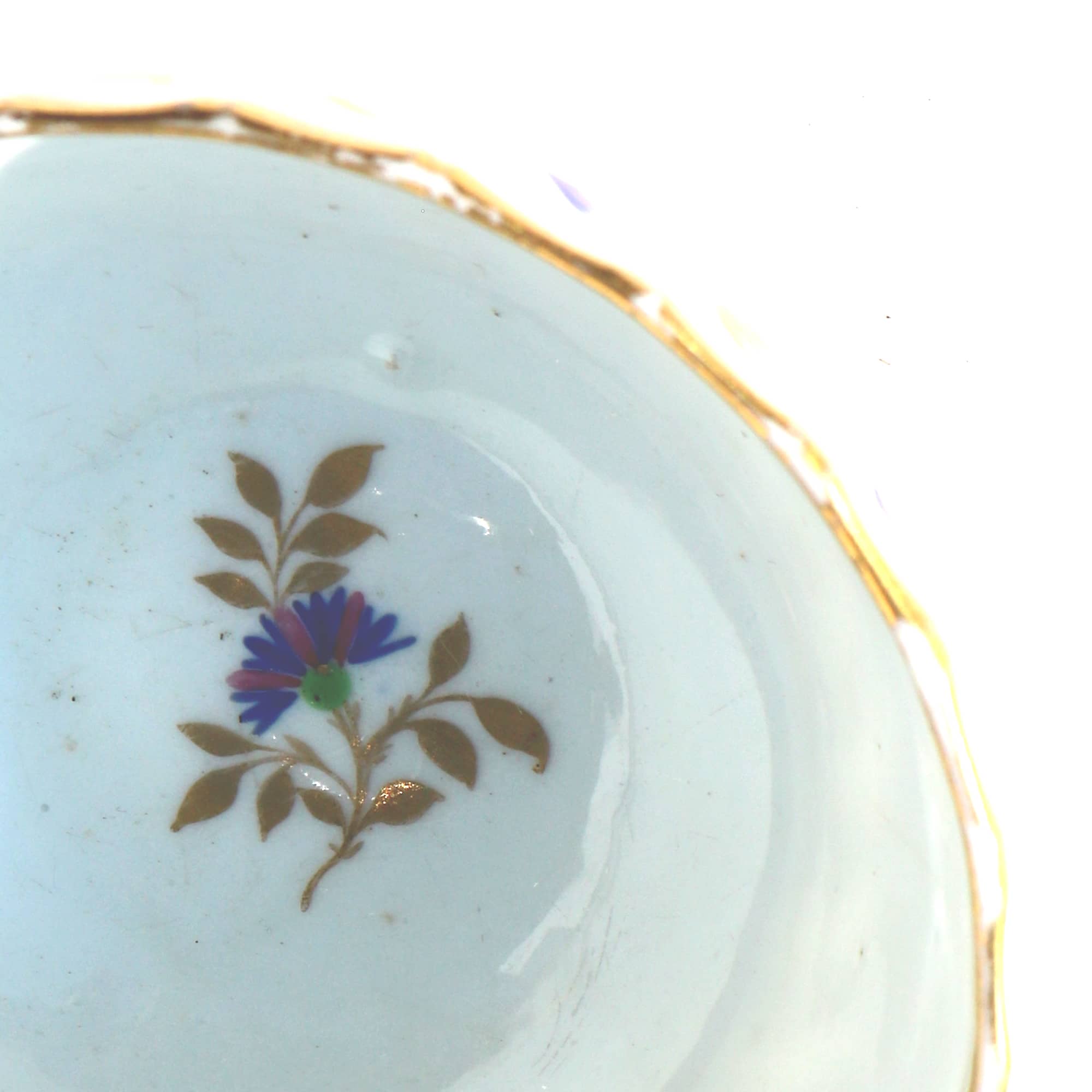 Antique Georgian English Chamberlains Worcester porcelain Tea Bowl No.300 C.18thC