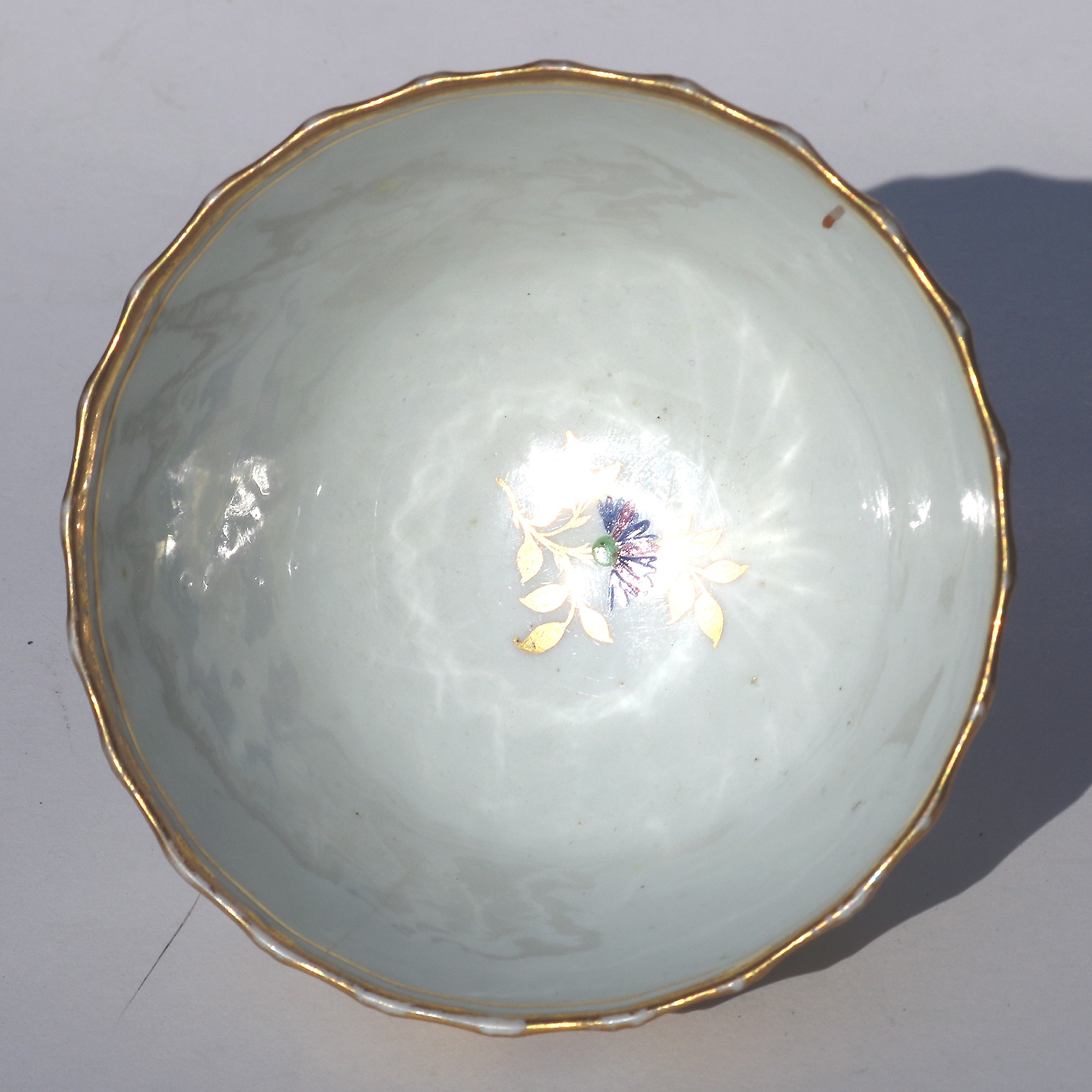 Antique Georgian English Chamberlains Worcester porcelain Tea Bowl No.300 C.18thC