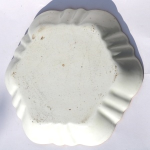 Antique English Georgian Chamberlain's Worcester porcelain Teapot Stand C.18thC