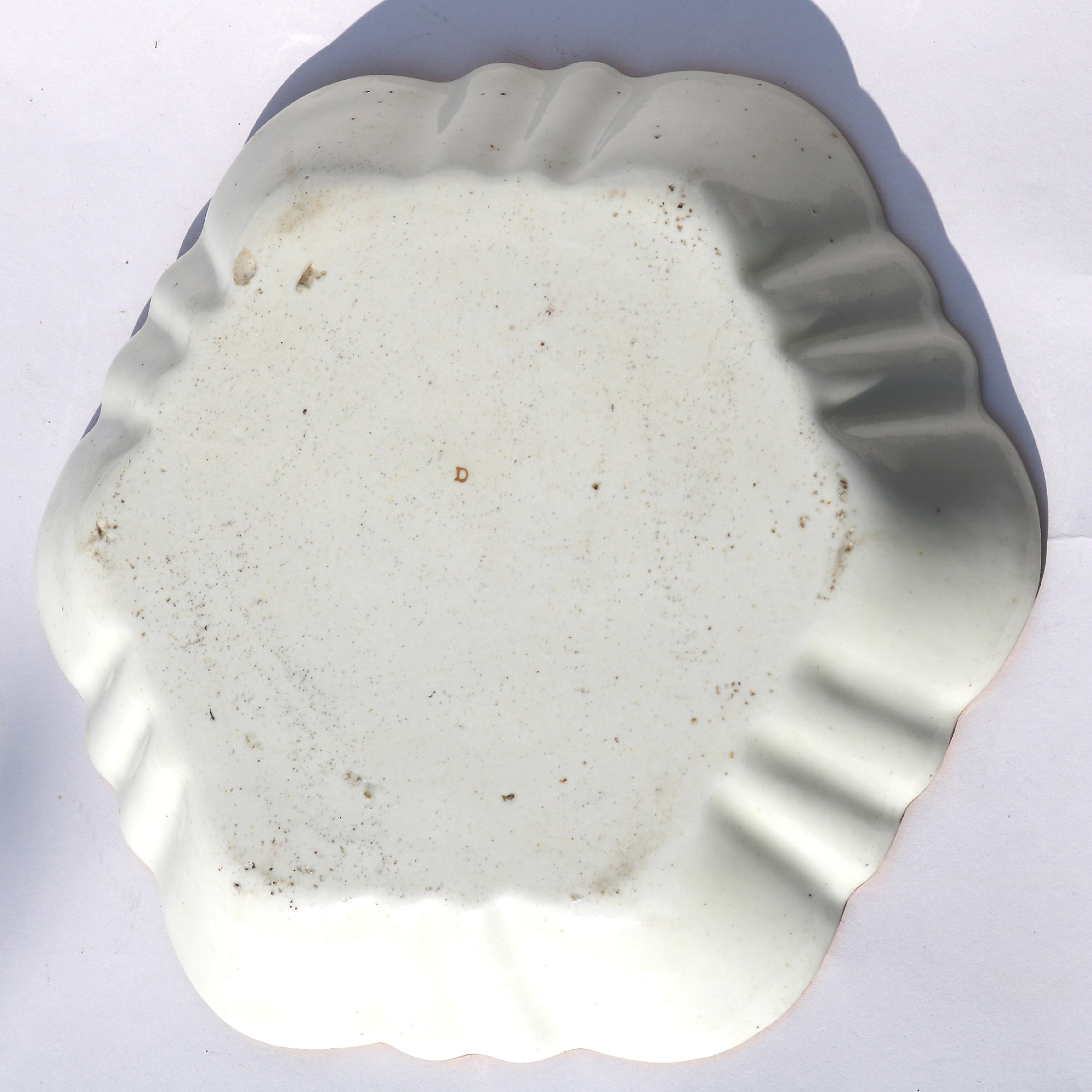 Antique English Georgian Chamberlain's Worcester porcelain Teapot Stand C.18thC