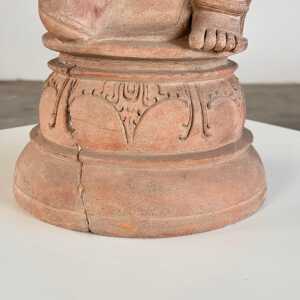 15th Century Majapahit Terracotta Handmaiden Figure (Fertile Woman with Child)