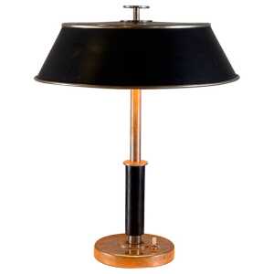 1930s Art Decò / Swedish Grace Table Lamp by Erik Tidstrand for NK