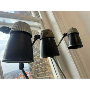 1960s Machinist Lamps By Lovo, Vintage