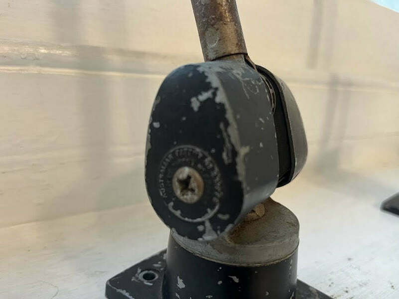1960s Machinist Lamps By Lovo, Vintage
