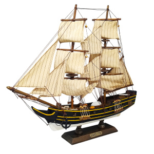 1970s Astonishing Swift 1778 Model Ship. Handmade. Made in England