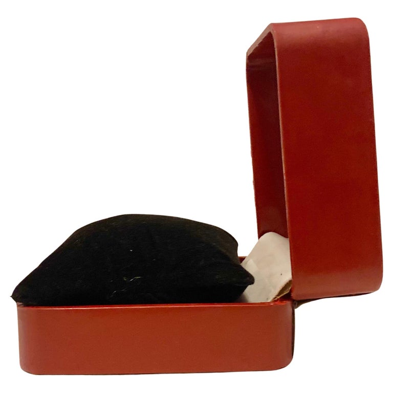 1980s Paolo Gucci Leather Jewelry Box