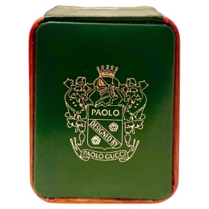 1980s Paolo Gucci Leather Jewelry Box