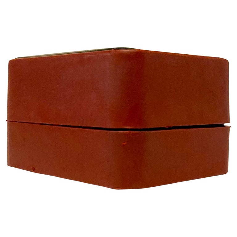 1980s Paolo Gucci Leather Jewelry Box