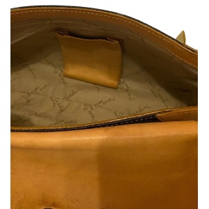 1980s Pierre Cardin Black Tan Logo Flap Shoulder Bag