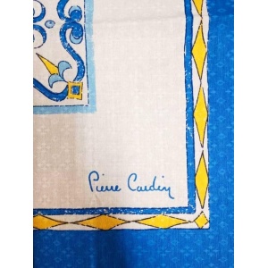 1980s Pierre Cardin Set of 6 Maiolica Print Napkins
