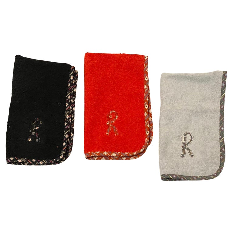 1980s Roberta di Camerino Hand Towel Set