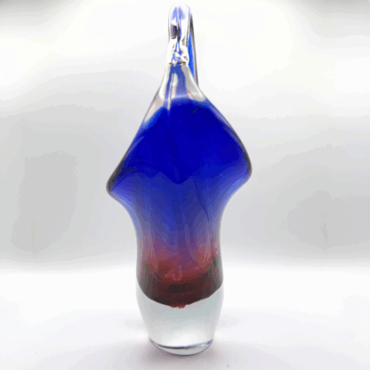 Murano Arte Nuova Pustetto & Zanetti Sommerso Glass Vase 1950's/60's - Image 3