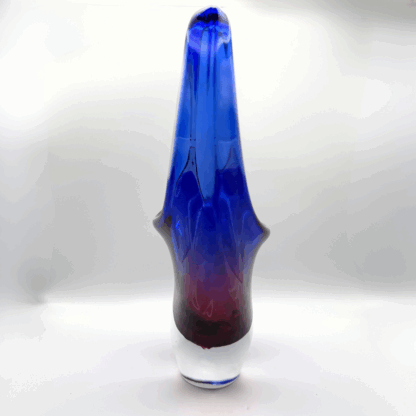 Murano Arte Nuova Pustetto & Zanetti Sommerso Glass Vase 1950's/60's - Image 4