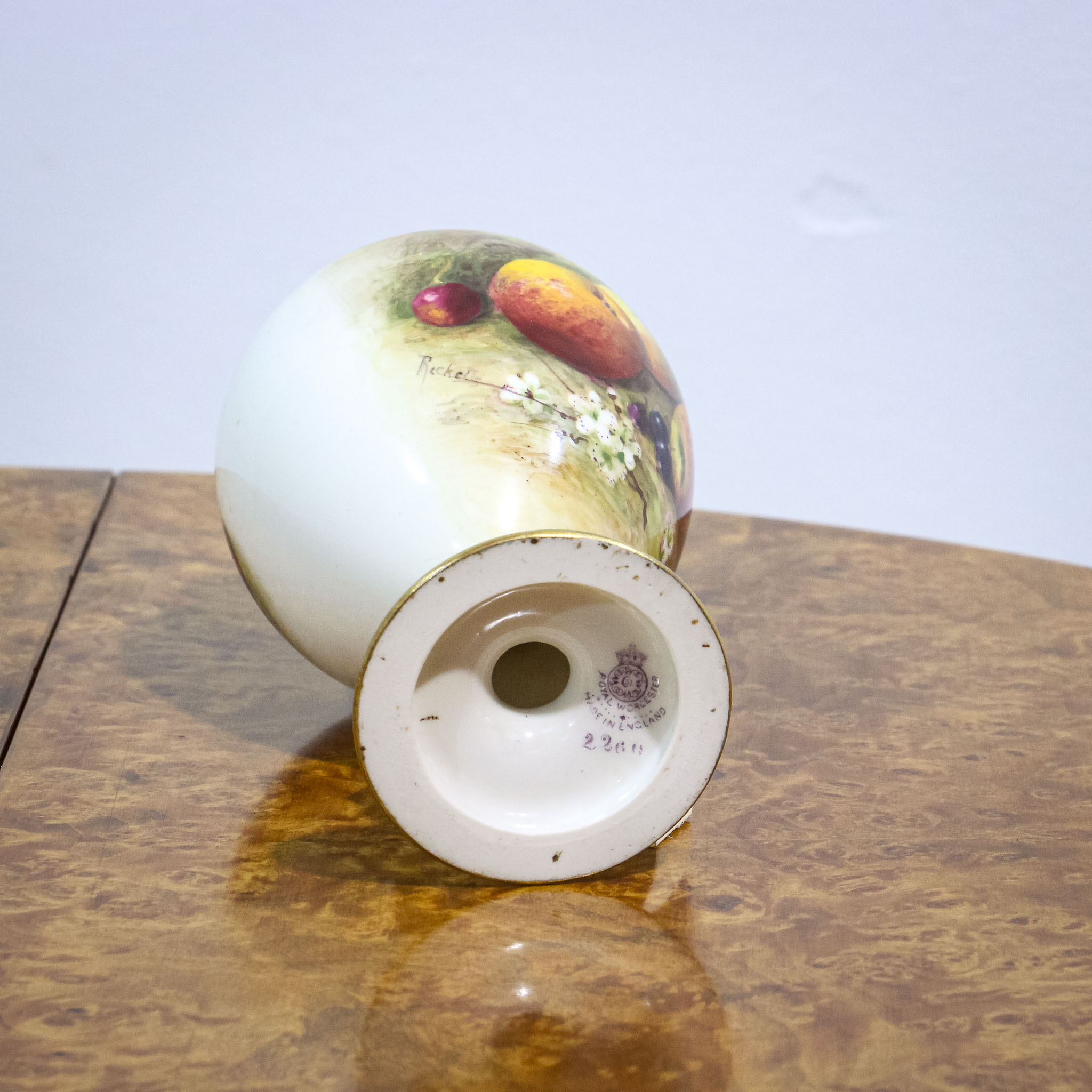 Royal Worcester Goblet by Ricketts