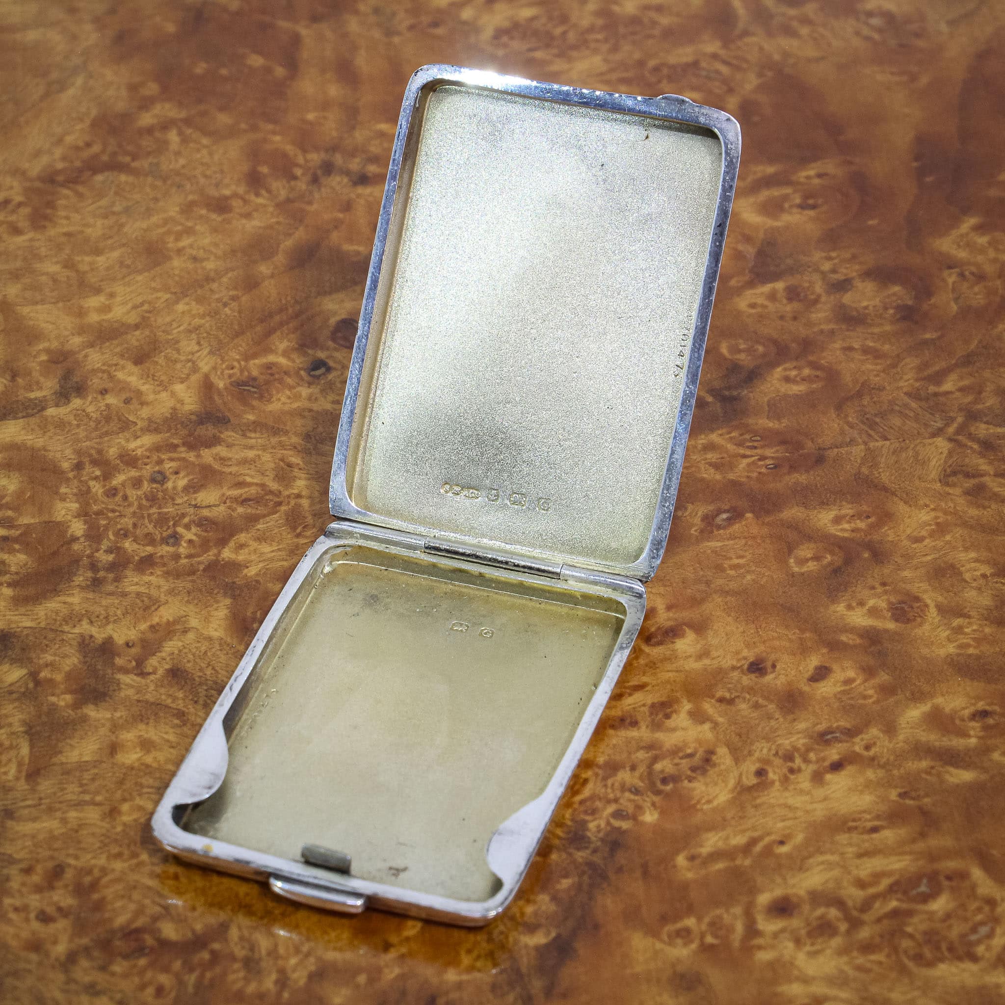 Sampson Mordan Silver Shibayama Match Case