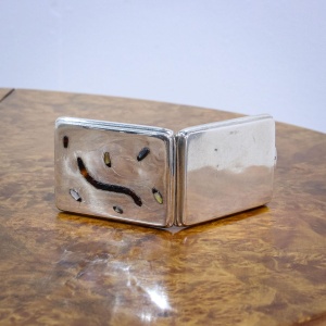 Sampson Mordan Silver Shibayama Match Case