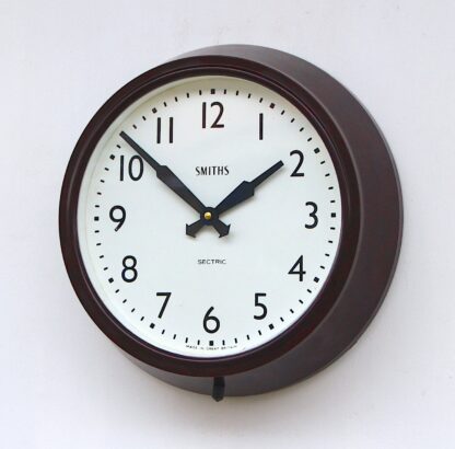 Mid Century British Office Wall Clock By Smiths, 1950s - Image 2