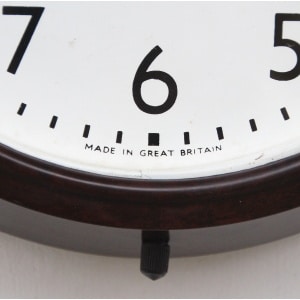 Mid Century British Office Wall Clock By Smiths, 1950s