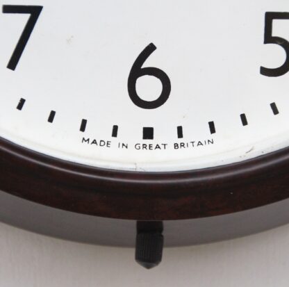 Mid Century British Office Wall Clock By Smiths, 1950s - Image 13