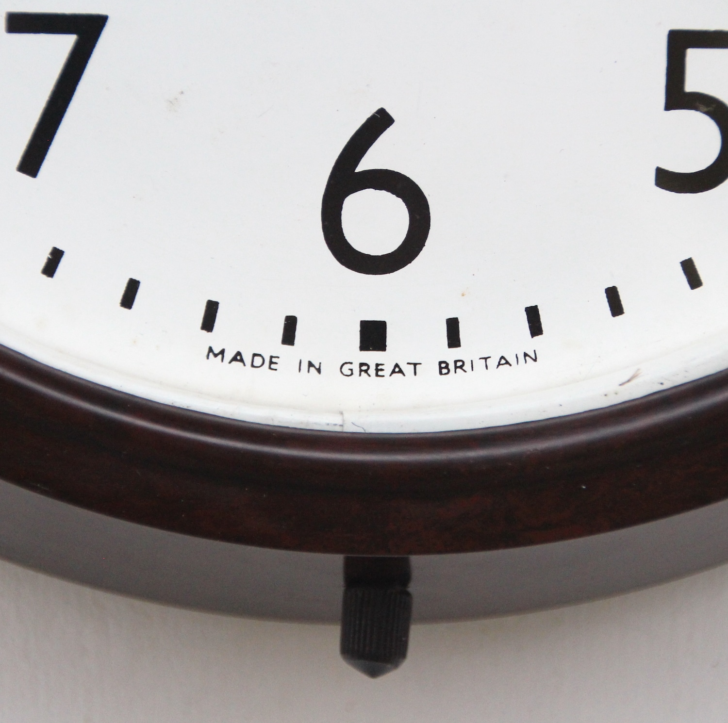 Mid Century British Office Wall Clock By Smiths, 1950s