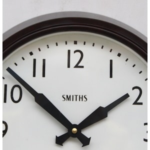 Mid Century British Office Wall Clock By Smiths, 1950s