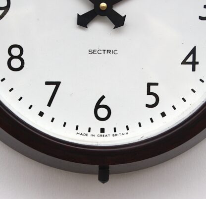 Mid Century British Office Wall Clock By Smiths, 1950s - Image 16