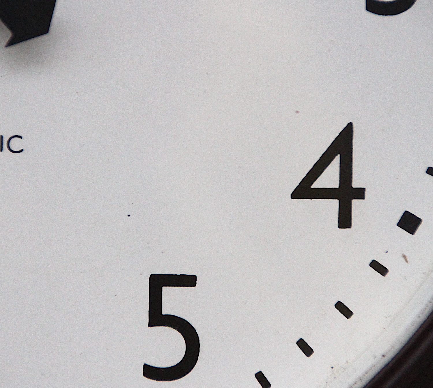 Mid Century British Office Wall Clock By Smiths, 1950s