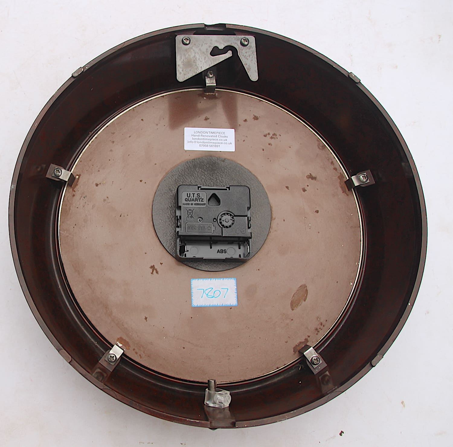 Mid Century British Office Wall Clock By Smiths, 1950s