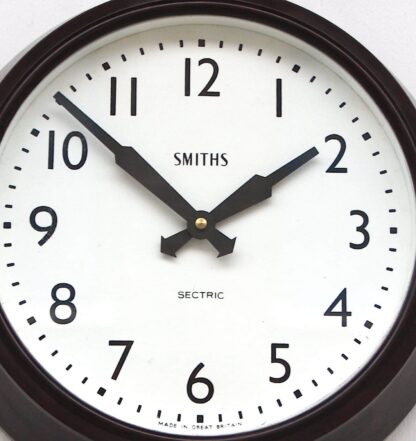 Mid Century British Office Wall Clock By Smiths, 1950s - Image 5