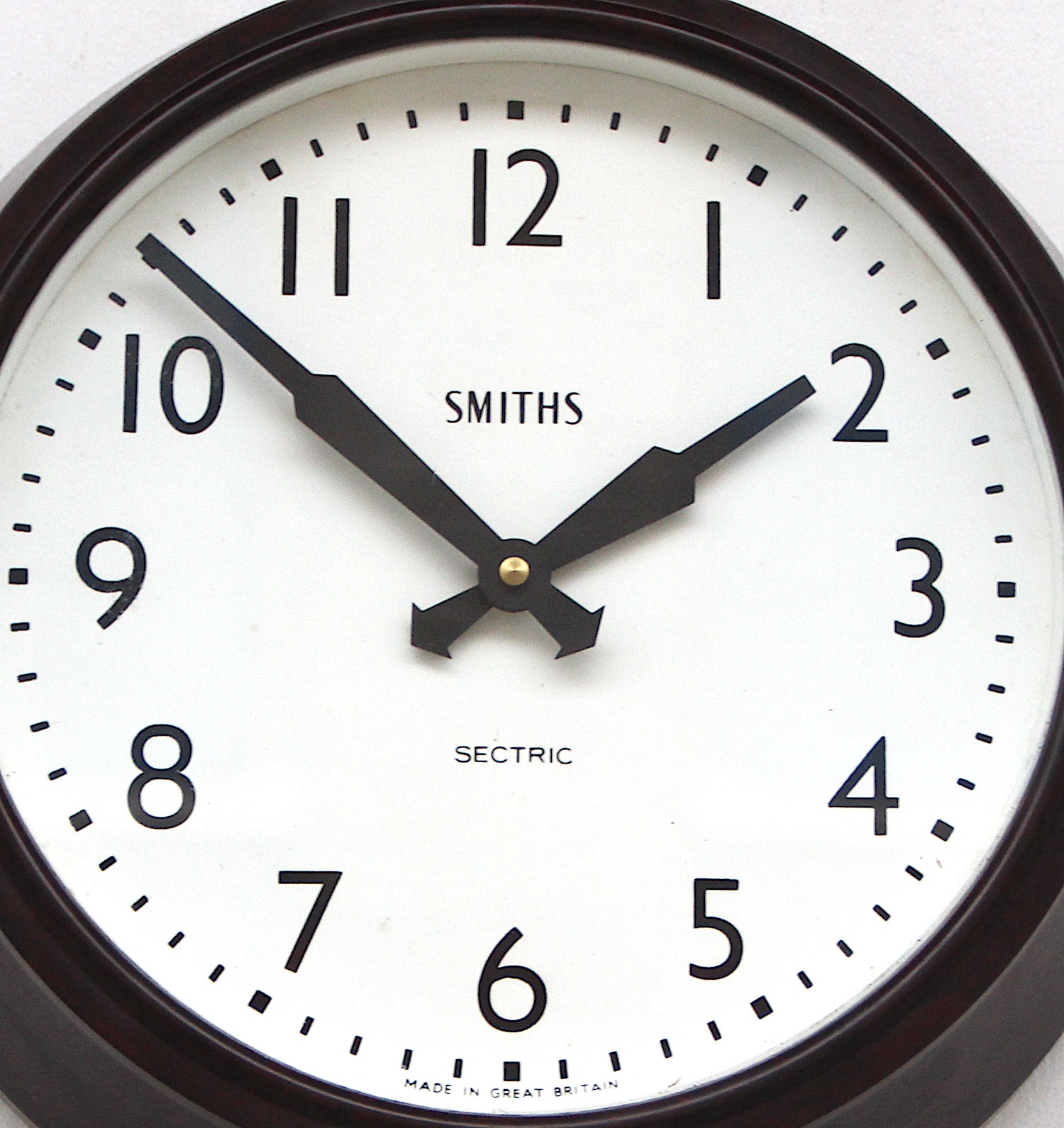 Mid Century British Office Wall Clock By Smiths, 1950s