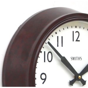 Mid Century British Office Wall Clock By Smiths, 1950s
