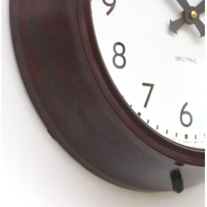 Mid Century British Office Wall Clock By Smiths, 1950s